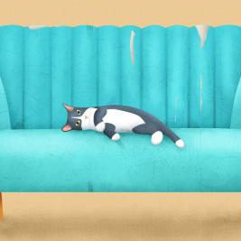 cómo evitar que tu gato dañe tus muebles